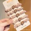 Simple Cute Bear Hair Tie High Elasticity Hair Band for Women New Hair Ring Durable Bun Hair Accessory Elastic Band