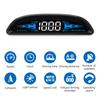 Car Head-up Display Digital GPS Navigation Speedometer GPS Dual System Display Screen with Speed/Time/Direction/Mileage Vehicle Overspeed Alarm