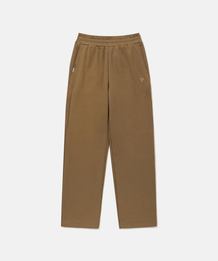 DESCENTE Sports Terry Knit Straight Fit Pants Brown (Sq323Ukp71) (A Type)