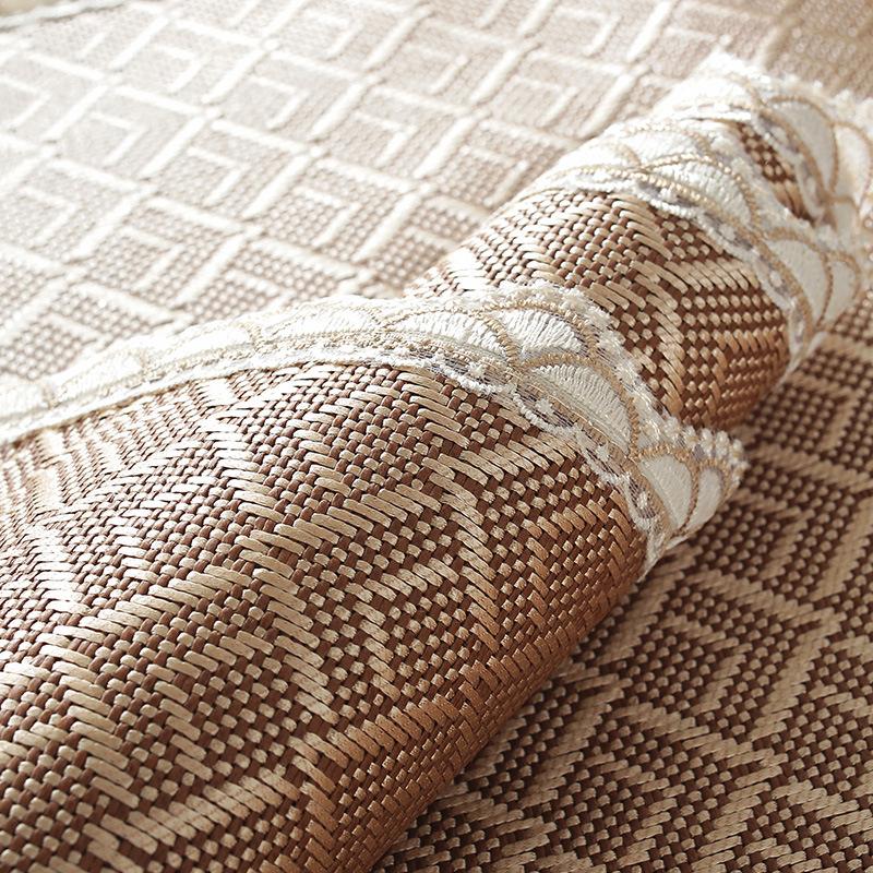 Summer Ice Silk Rattan Mat Sofa Cushion Simple Modern Breathable Non-Slip Summer Sofa Mat Cushion Cover Towel