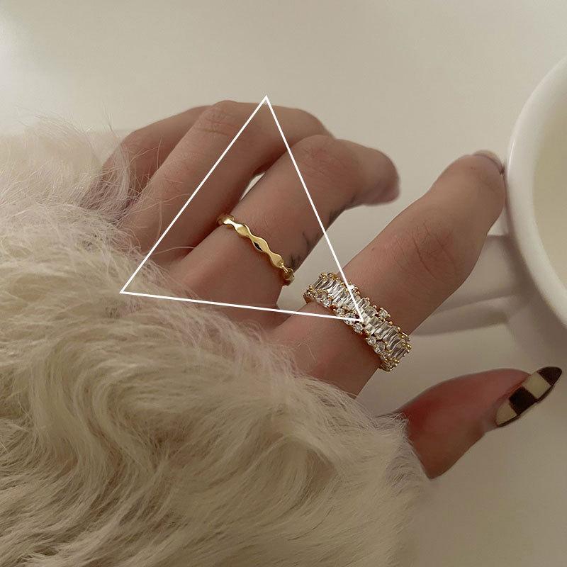 

Geometric Trendy Open Ring For Women Crafted From Premium 925 Silver Ideal For Enthusiasts Fashion J2626