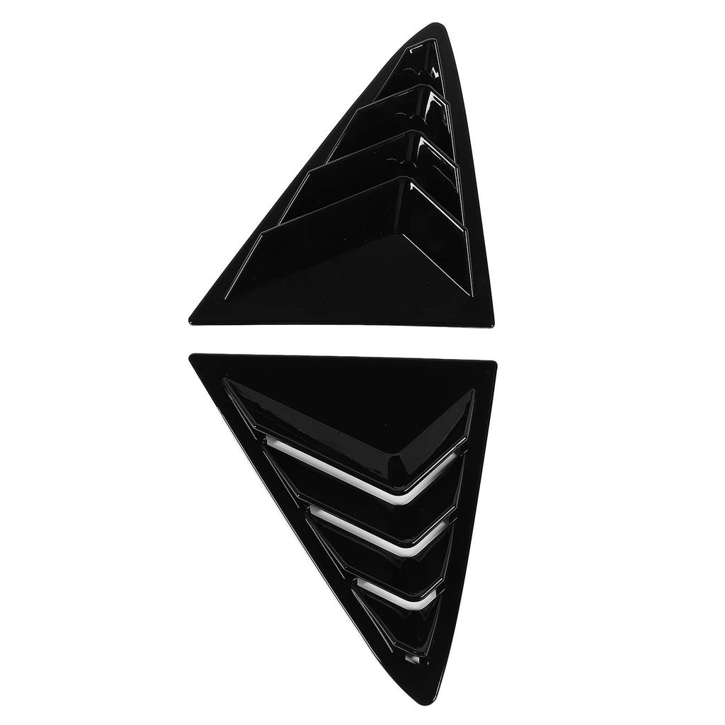 Rear Window Shutter Sport Style Louvers Air Vent Scoop Shades Cover Blinds Cool Exterior Decoration for Fiesta MK8