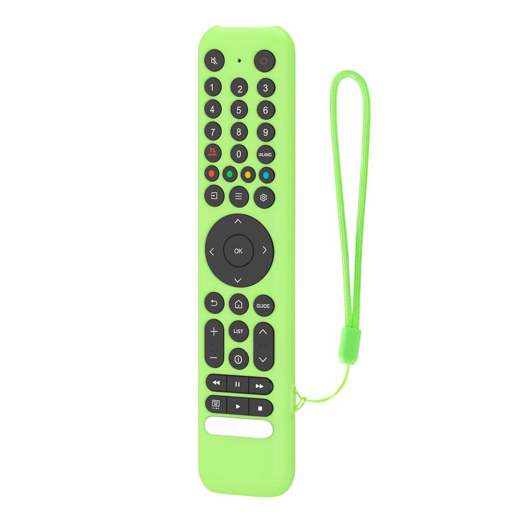Schutzhülle aus Silikon für TCL RC716 RC833 Fernbedienung mit rutschfestem Design und abnehmbarem Lanyard
