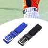 Solid Color Baseball Belt Softball Waist Belt Adjustable Waistband Classical Elastic Waistchain Belt for Teenagers Adult