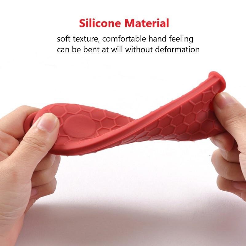 Bucătărie Anti-alunecare Rezistent la Căldură Mâner din Silicon Pentru Oale și Tigăi Mâner de Prindere Suport Ușor de Instalat și Îndepărtat Accesorii de Uz Casnic