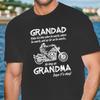 Grandad Grandma Biker Motorcycle Motorbike Mens Light TShirt ONeck T Shirt Short Sleeve Mens Top Tees