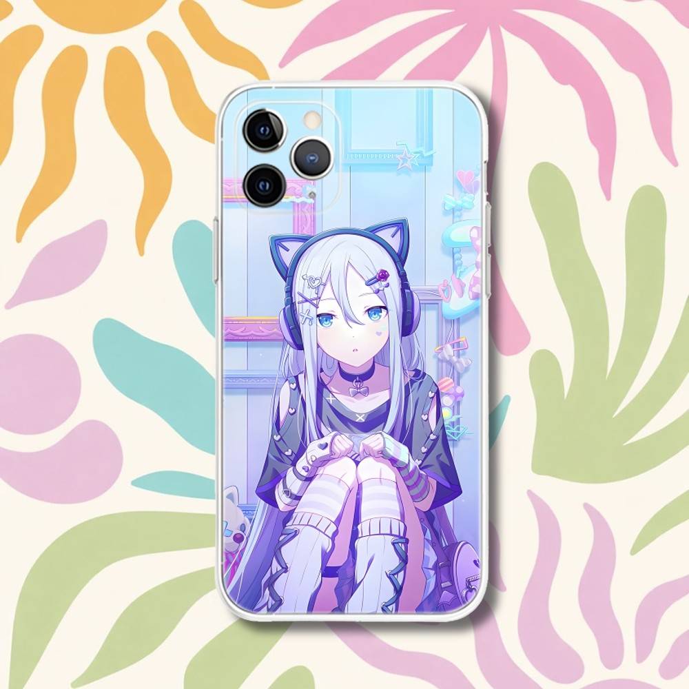 P-Project Sekai YOISAKI KANADE Phone Case For iPhone 17,16e,16,15,14,13,12,11 Mini Pro Max X,XR,XSMAX 8,7 Air Plus Transparent