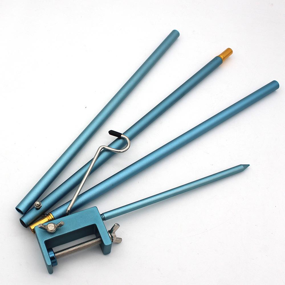 Portable Aluminum Camping Light Stand - Folding Outdoor Lamp Pole