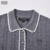 Teenie Weenie Women's Bear Letter Polo Knit Top