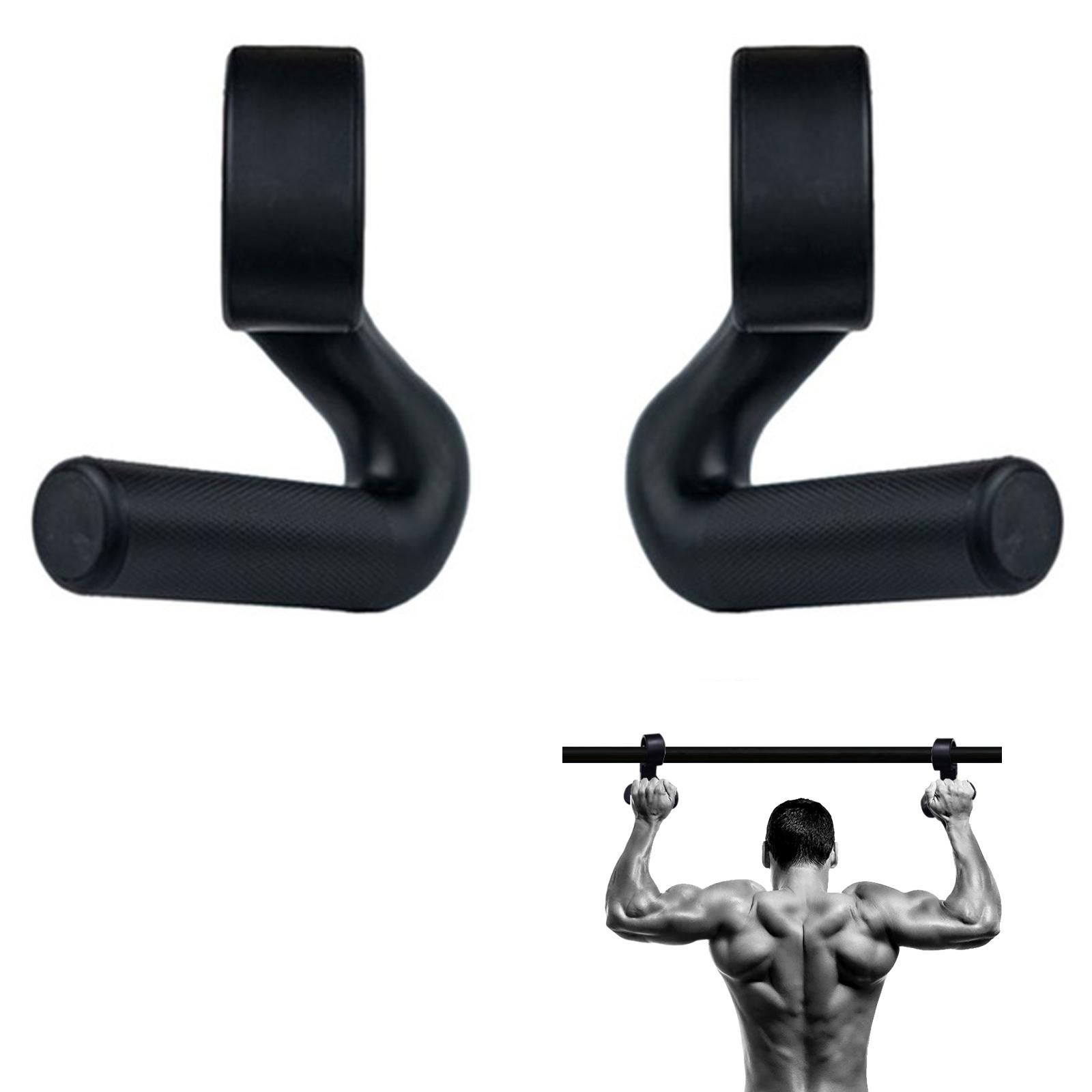 

Многофункциональная ручка-крюк для фитнеса, 2 шт., тренировочная подвесная рукоятка, насадка для тягового блока, нескользящая, для силовых тренировок в зале
