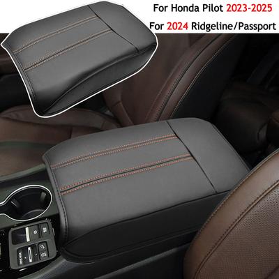For Honda Pilot -2025 For Ridgeline/Passport 2024 Car Armrest Box Pad Car Accessories Auto Center Console Cover Protect Lid