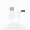 USB-Stecker auf 5,5x2,1mm DC Winkel-Stromkabel für kleine Lüfter und Schreibtischlampen-Ladung