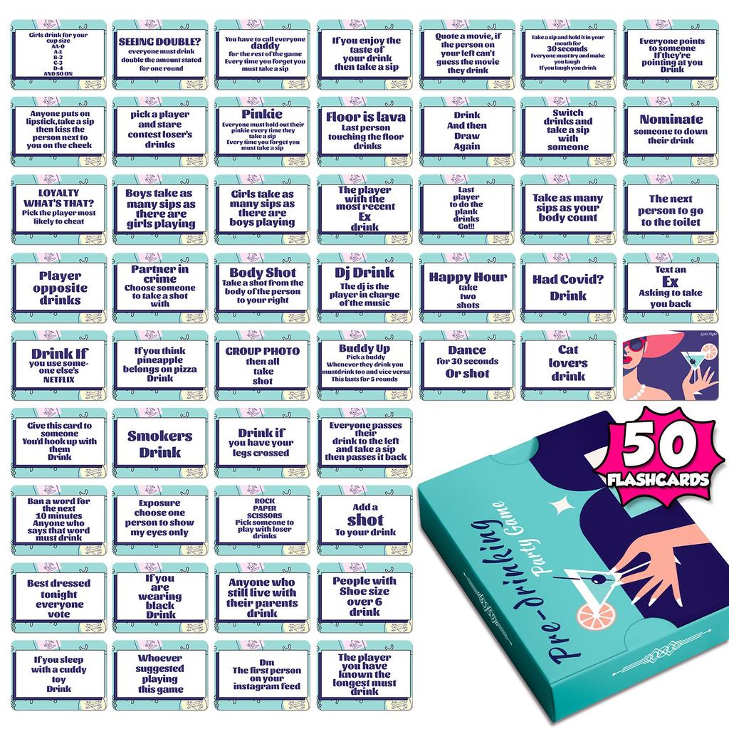 50 Dating Game Cards for Couples: Dialogue,  Games, Flirty Interaction & Relationship-Themed Cards