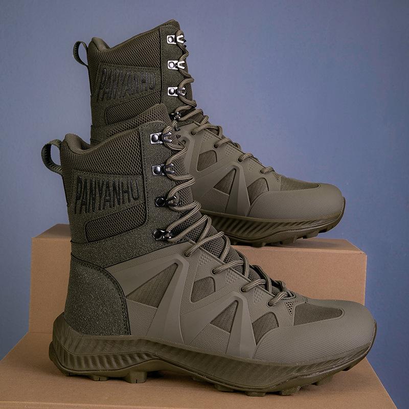 

Великий розмір високі військові черевики чоловічі трекінгові черевики інженерного типу солдатські тактичні бойові черевики пустельні робочі черевики 47