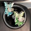 Butterfly Car Accessories, Cute Air Freshener, Air Vent Clip Conditioning Outlet Clip Car Air Freshener, Bling Car Accessories for Women