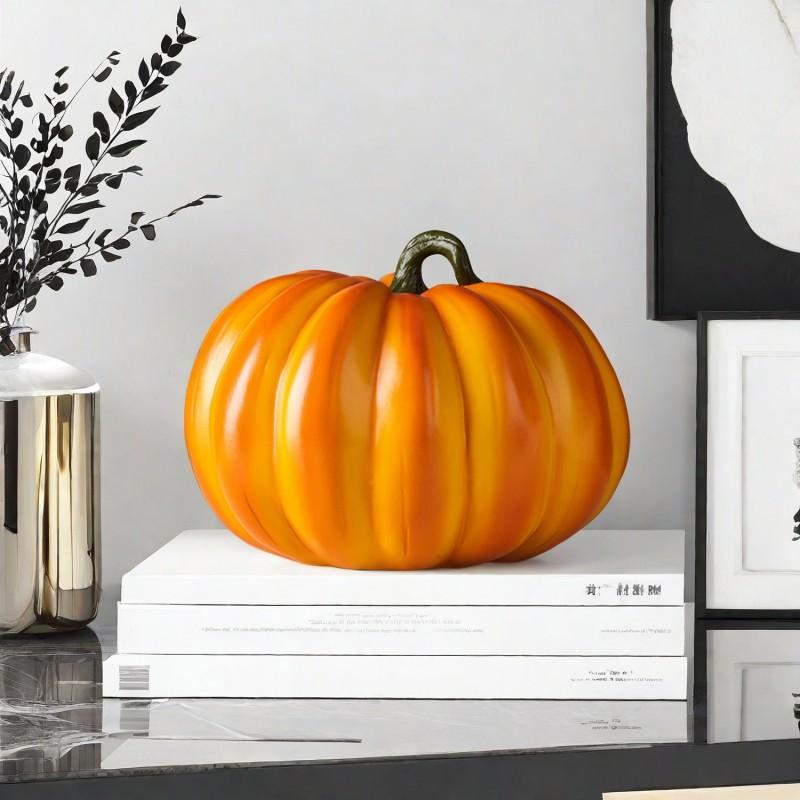 Modern Minimalist Resin Pumpkin Decorative Figurine Halloween Home Party Decoration