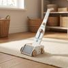 Wooden Vacuum Cleaner Toy Pretend Play Upright Decorative Panel Kids