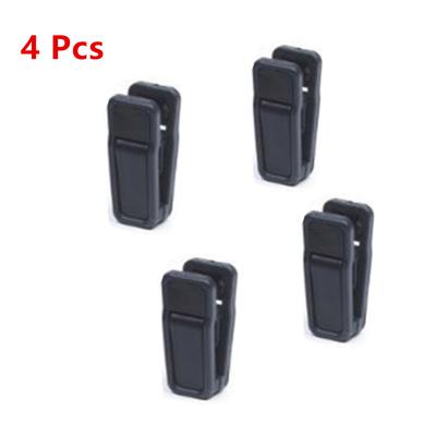 New 4Pcs/Removable Plastic Clips For Clothes Coat Hangers