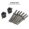 8 Piece Air Rivet Hammer Bit Set 40Cr Steel Smoothing Pneumatic Air Hammer Bits with Spring