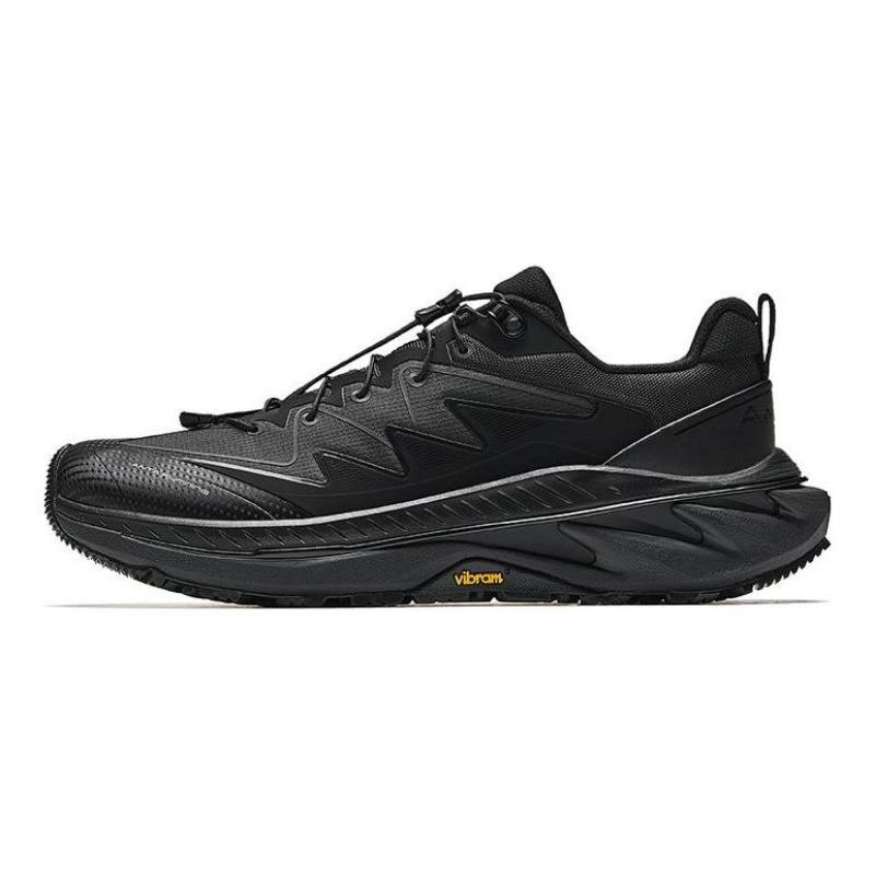Anta Wild Explore Pro men low-top casual running shoes basic black 912525589-3 39