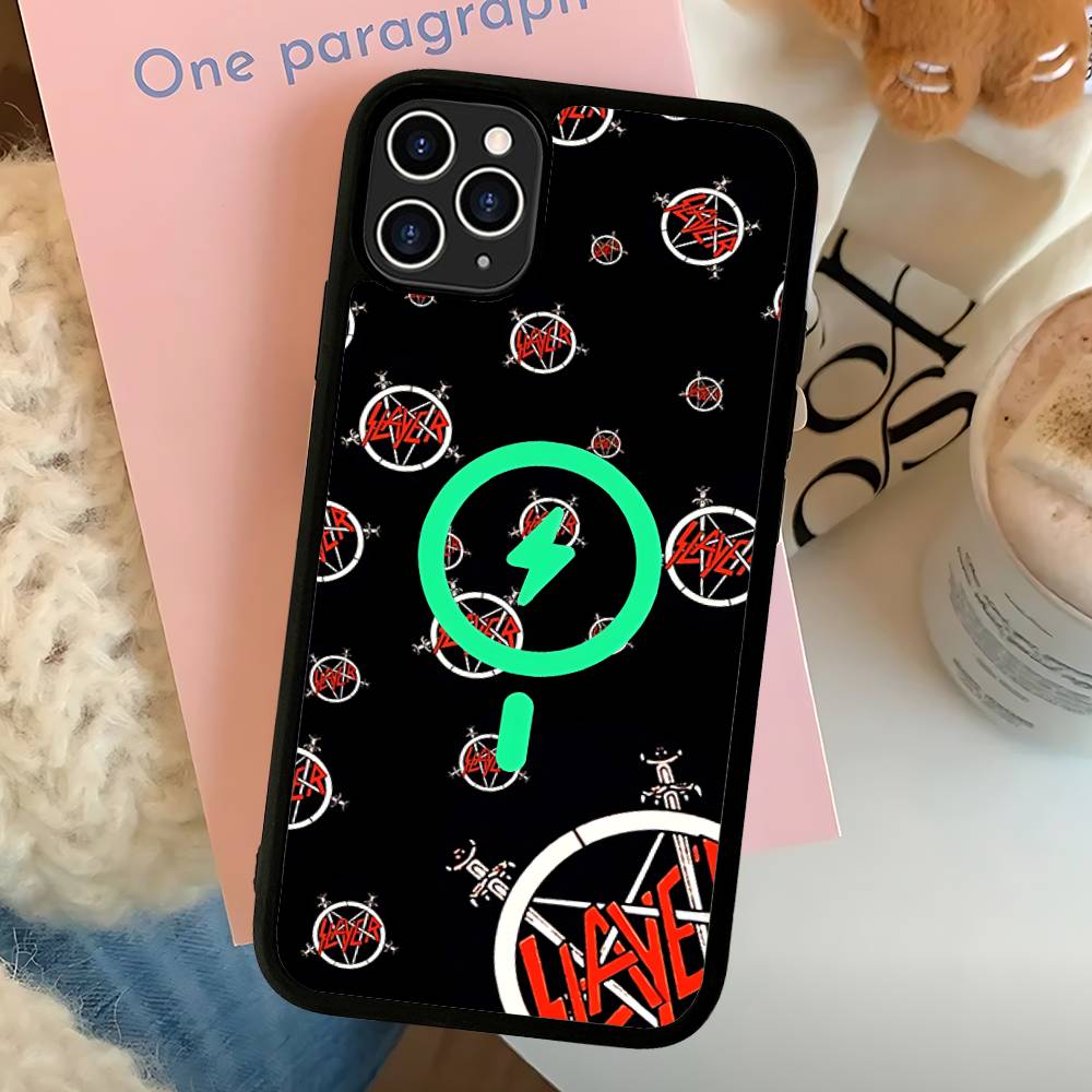 

S-Slayers Band Phone Case For IPhone 17 16 15 14 13 12 11 Pro Max For Magsafe Wireless Charger Cover iPhone 17 Pro