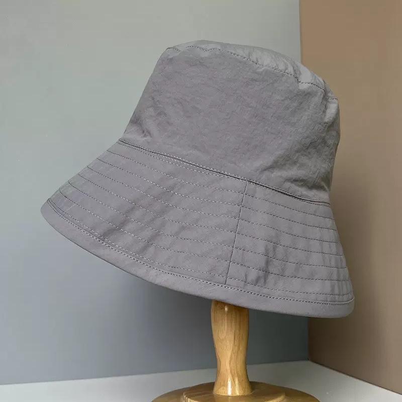 Women's Premium Autumn Soft Brim Lightweight Versatile Black Quick-Dry Bucket Hat UV Protection Sun Hat