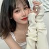 1 Pair Women Long Fingerless Gloves Winter Soft Knitted Warm Arm Sleeve Punk Gothic Fashion Casual Soft Mitten