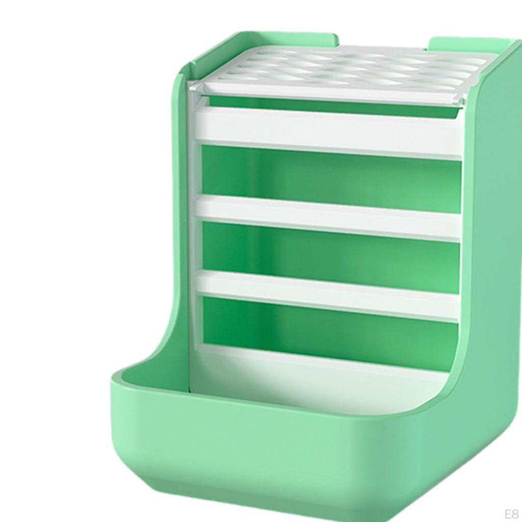 Hay Feeder Food Bowl 2 In 1 Compact Container Small Animals Grass Holder Bunny Dispenser for
