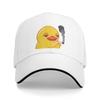 Duck Smoking Smoking Cigarette Baseball Cap Casual  Sandwich Caps Unisex Style Adjustable Caps Hat Activities