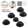 36Pcs/Sheet Silicone Speaker Feet Pad 16*8mm Self Adhesive Bumper Pad  HiFi Audio Application