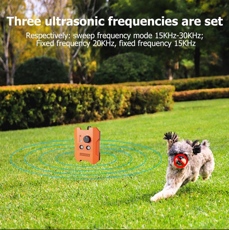 Tragbarer intelligenter Hundetrainer: Ultraschall-Antibellmittel