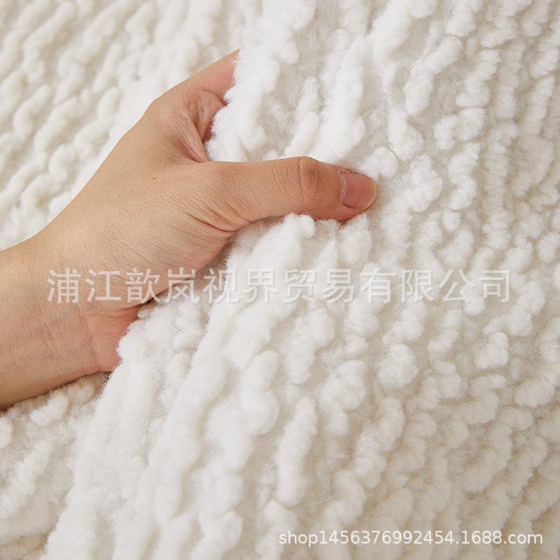 Solid Color Sofa Cushion, Four-Season Universal Non-Slip Seat Cushion  New Simple Modern Light Luxury Sofa Cover Cover Cloth Towel