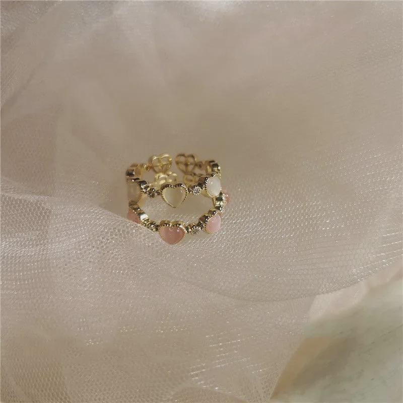 French Retro High-End Cat's Eye Ring - Luxurious, Simple, Open Design for Women