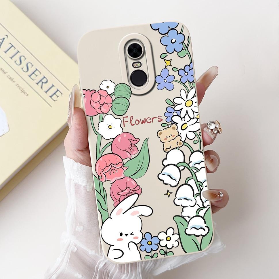 Husă Colorată cu Model Pentru Xiaomi Redmi 5 Plus Note 5 Subțire Huse din Silicon Moale Pentru Redmi5 Plus (Redmi Note5) Coperta Coque