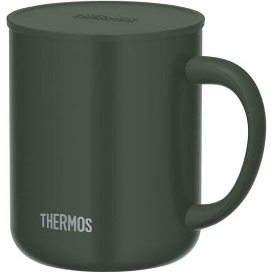 Thermos Vacuum Insulated Mug Cup Lid 450ml Dark Green JDG-452C DG
