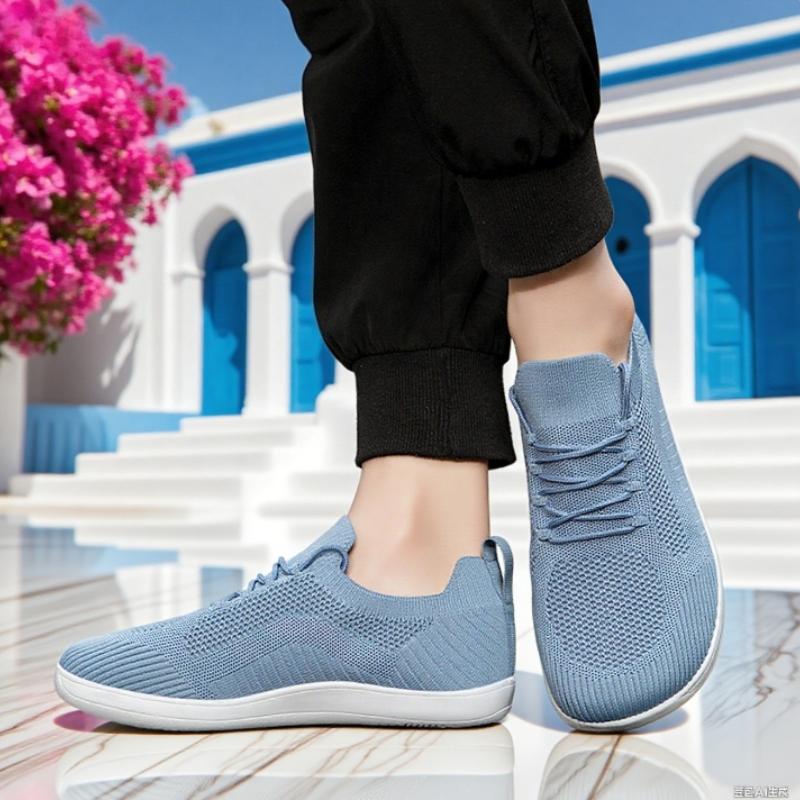 Neue Damen Mesh Schuhe Übergröße Paar Outdoor Sneaker Handflächenweit Flacher Schuh Barfußschuhe Indoor Yoga Fitness Sneaker