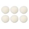 6Pcs Wool Drying Balls Reusable Skin Friendly Static Reduction Time Saving Fabric Softener Ball for