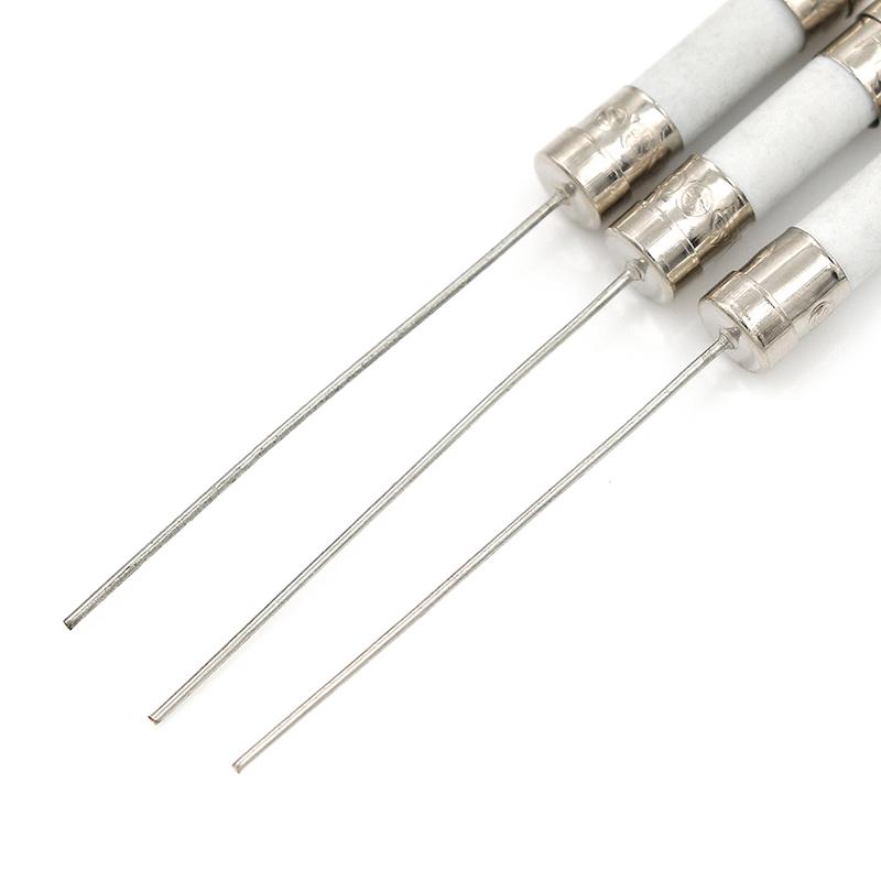 5 Pcs 10A 250V Ceramic Body Axial Lead Fuse For Lcd-Tv Etc 5*20Mm
