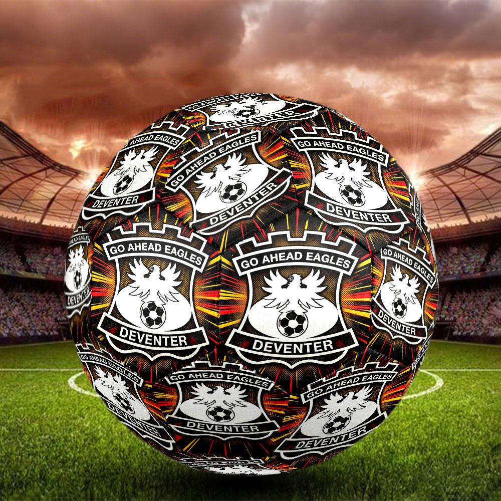 Go Ahead Eagles Print Size 5 Soccer Ball, Standard Match Football for Sports Game and Team Practice, Ideal Gift for Soccer Fans