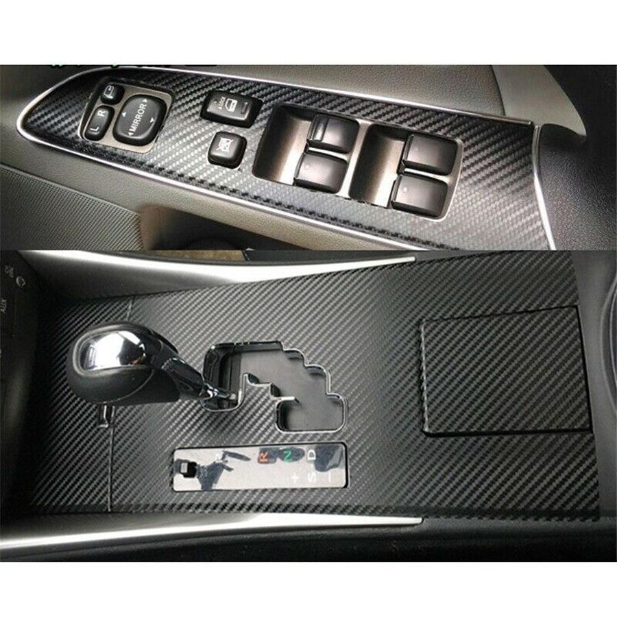 For 06-12 LEXUS IS250 300 350 Gear Shift Box Panel Cover Trim Carbon Fiber Look