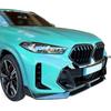 Compatible For BMW 6 Series X6 G06 LCI M Sport 2023 2024 2025 Front Bumper Lip Spoiler ABS Protector Lower Blade Splitter Car Styling(Carbon Fiber