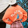 New MLB Sweatshirts Unisex Orange 31MT07011-07O