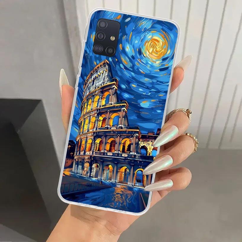 

Roman Colosseum Phone Case for Samsung Galaxy A52 A32 A22 A12 A02S A50S A30S A10S Note 20 Ultra 10 Plus S10 A31 A20 A71 A72 Gala Samsung S10