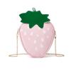 Fashion Chain Bag Spring New Trend Korean Version Three-Dimensional Cartoon Strawberry Shoulder Bag Women'S Commuter Versatile Bag