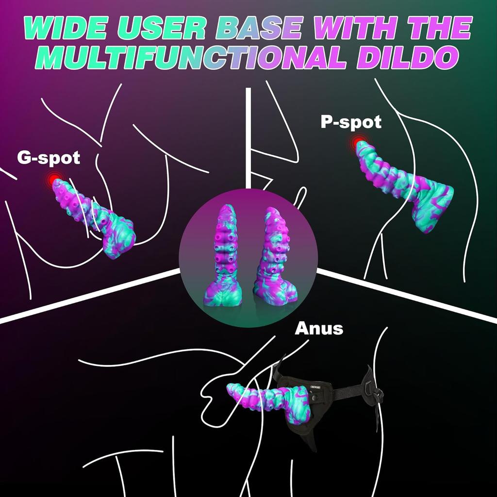 Large Thick Penis Liquid Silicone Huge Dick With Suction Cup Monster Anal Sexy Black Dog Dildo Butt Plug Anal Plug Adult Men Women