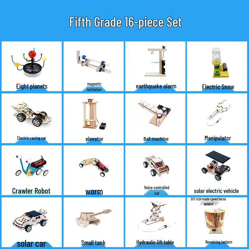 Elementary Science Experiment Wooden DIY Kit - Educational Toys