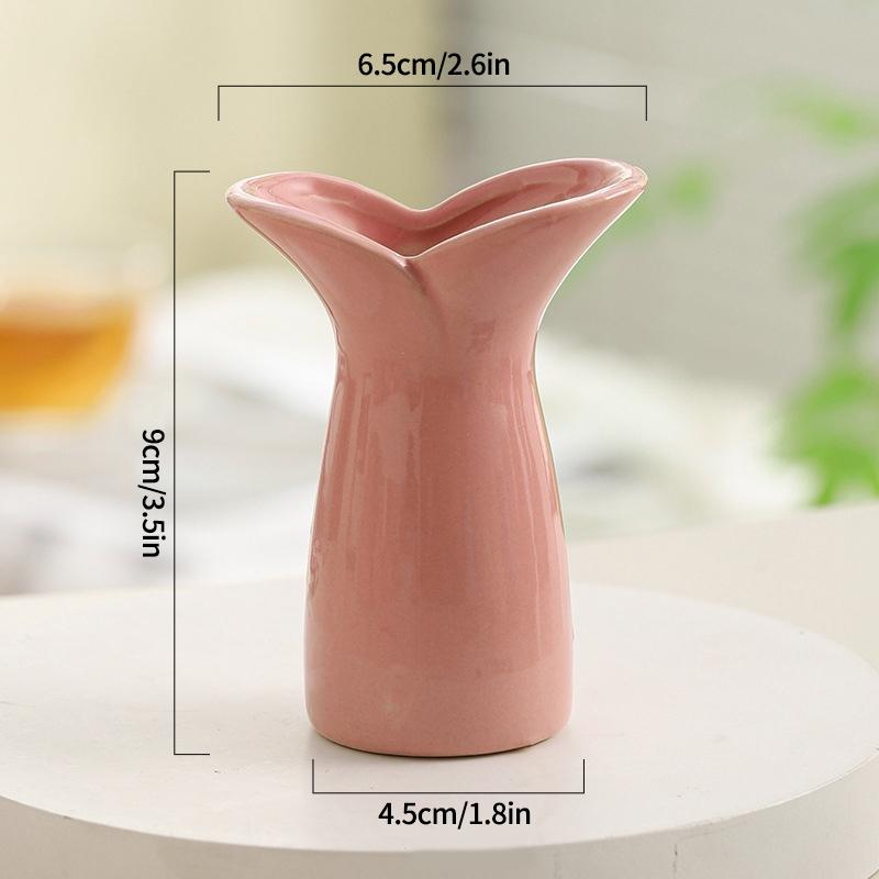 Ins Ceramics Vase Plant Flower Bottle Table Decoration Flower Vase Colorful Vases Wedding Decoration Home Decoration
