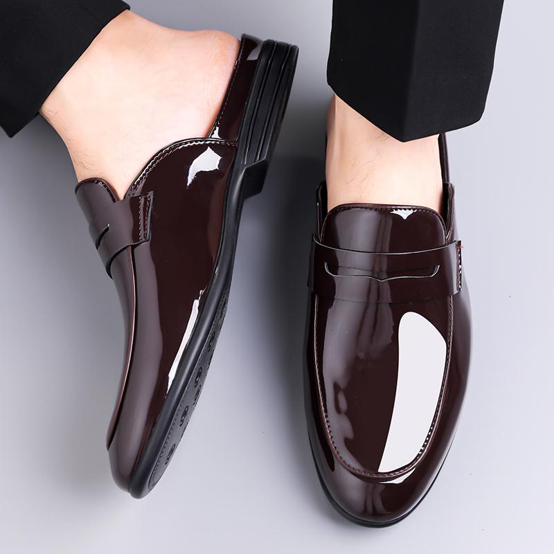 Fashion Summer and Spring Men's Leather Shoes Minimalist and high-quality casual style Fashion Street Comfortable daily shoes Black