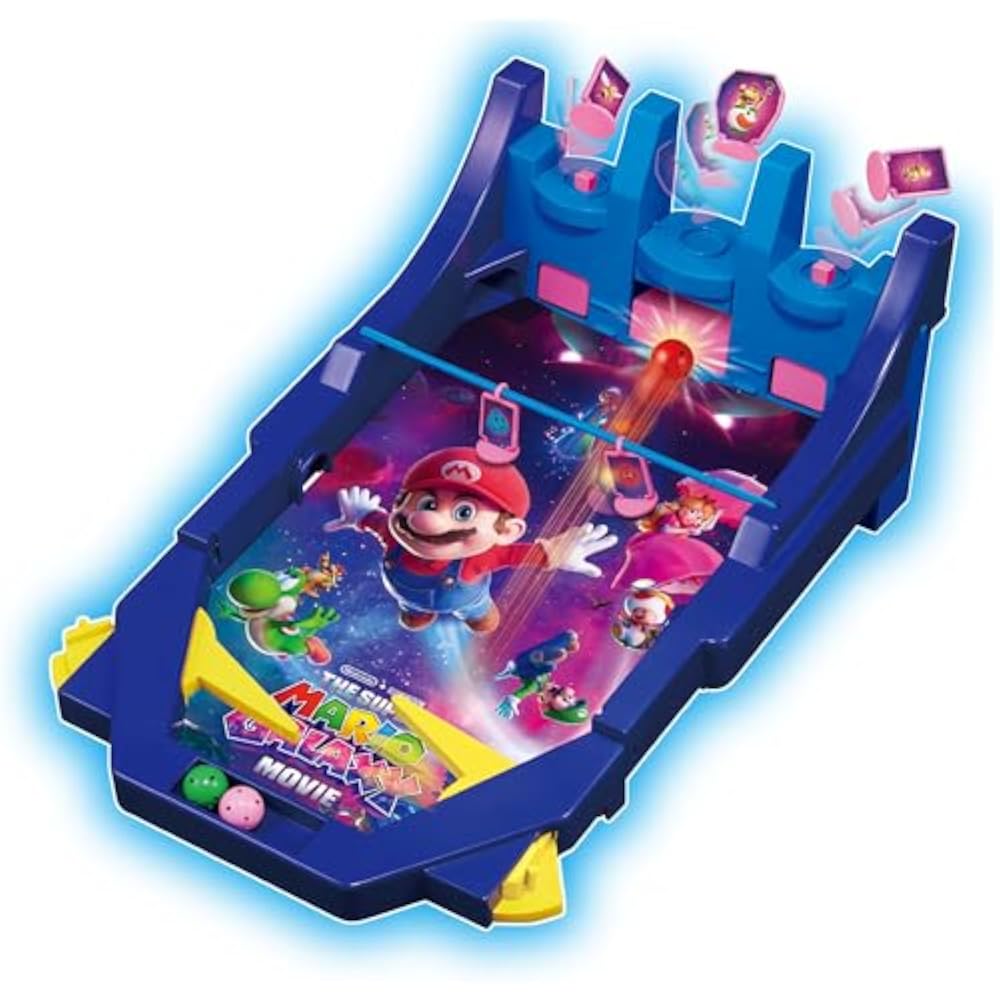 Epoch (EPOCH) The Super Mario Galaxy Movie Battle Pinball Galaxy ST Mark Certified Toy Age 4 and ...