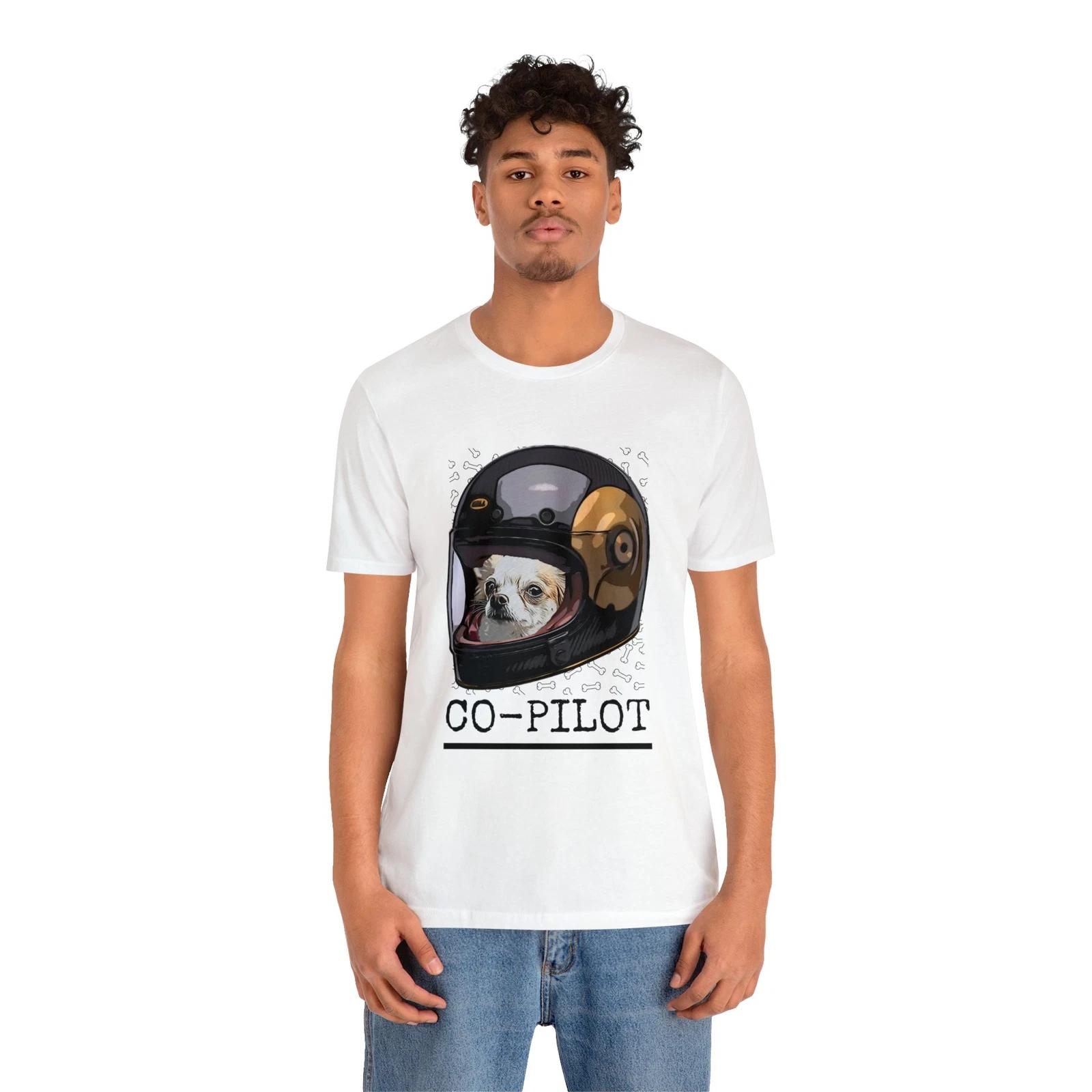 Chihuahua Dog is My Copilot Shirt Chihuahua Dog is My Copilot T Shirt Dog M